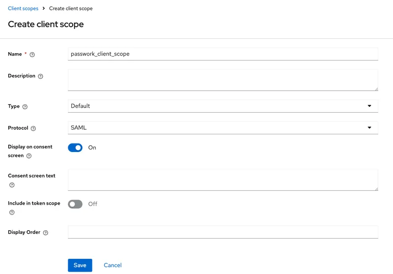 Parameter der erstellten Vorlage bearbeiten