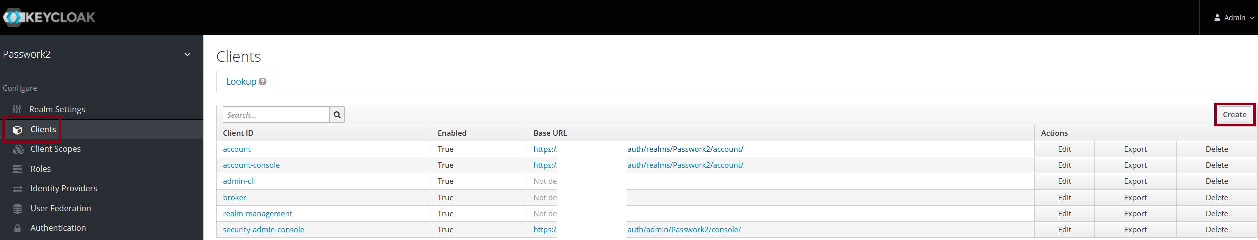Searching password by browser extension