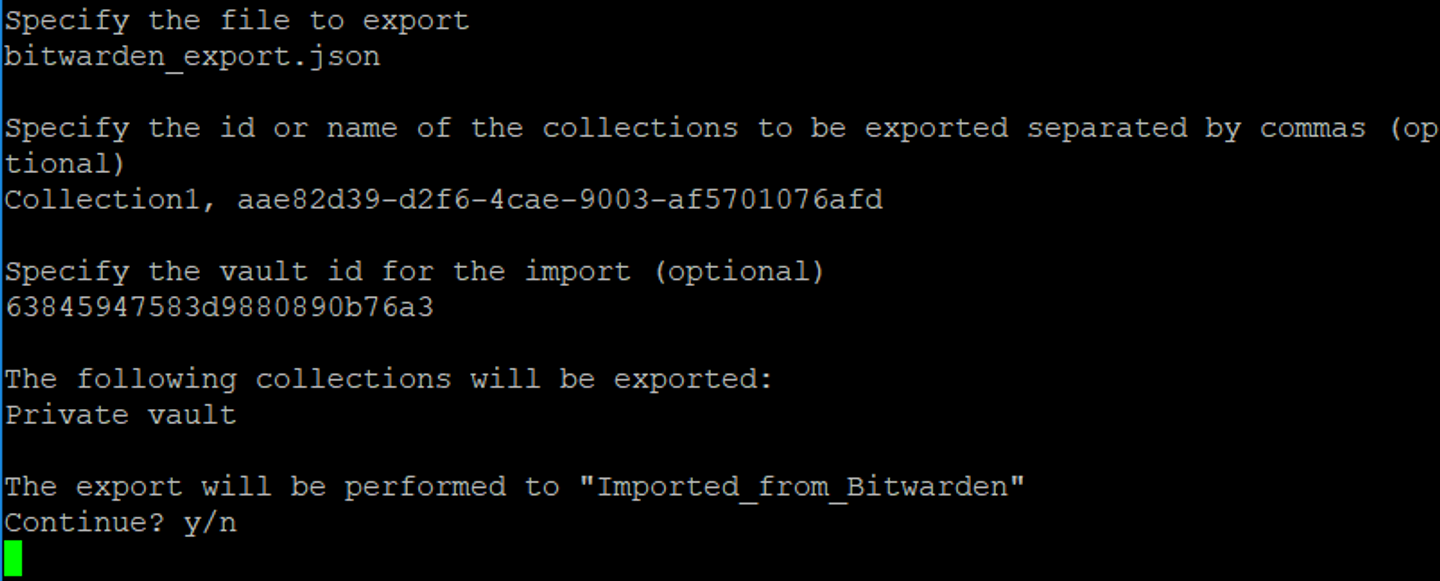 Searching password by browser extension