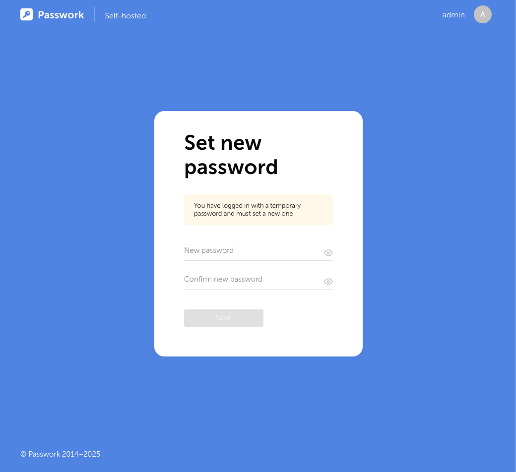 Owner Password Reset