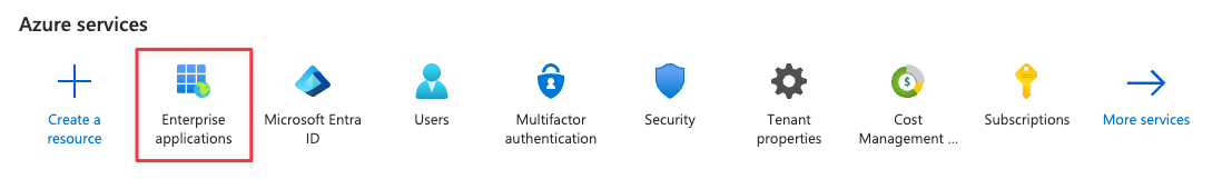 Go to create application