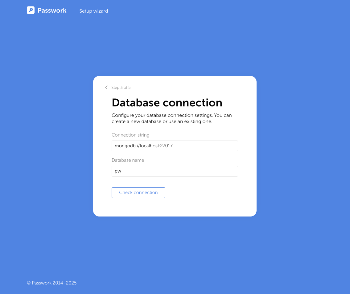 Database connection