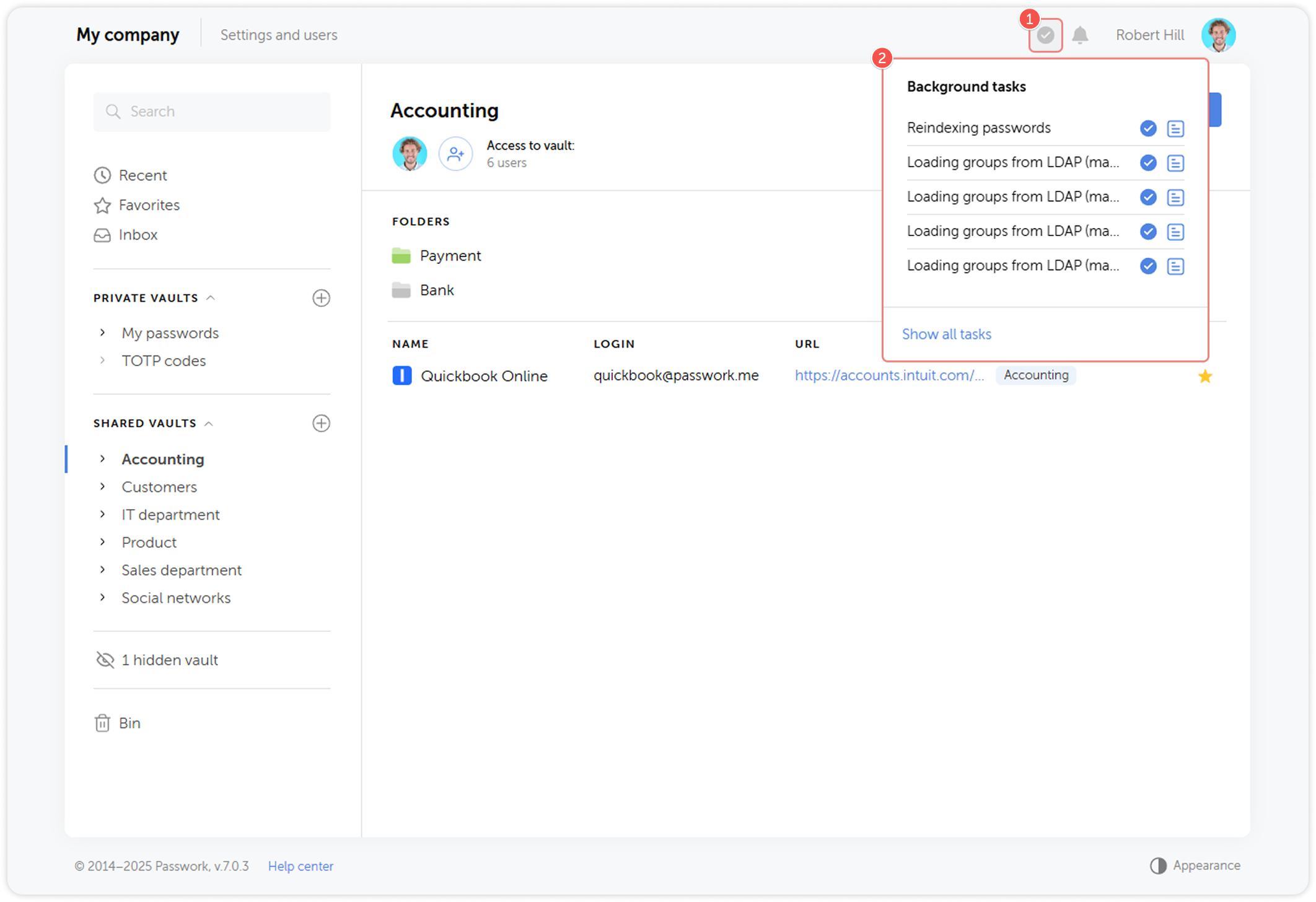 Background tasks icon