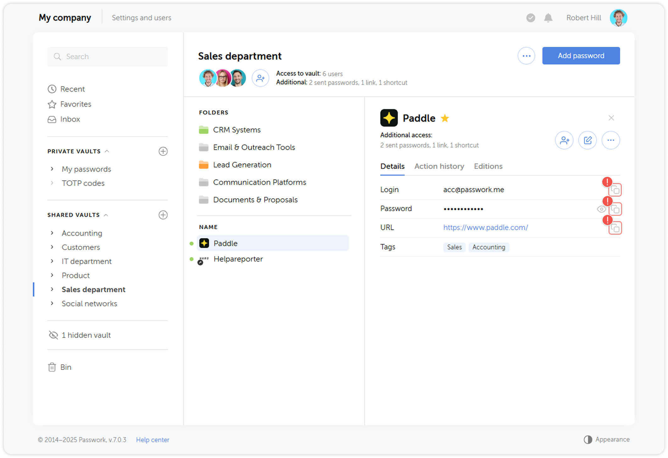 Copy to clipboard buttons