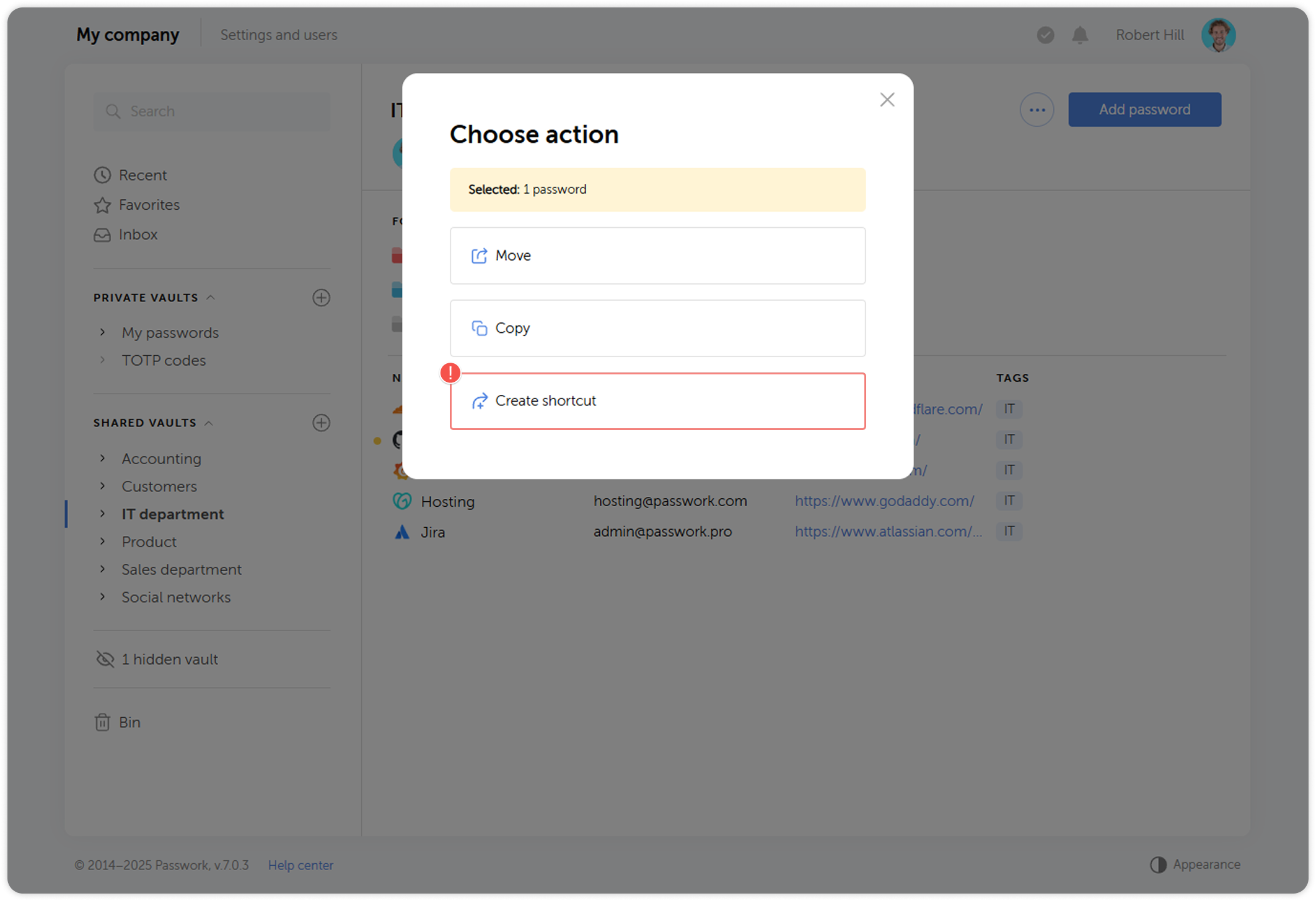 Drag and drop step 2