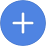 blue plus icon