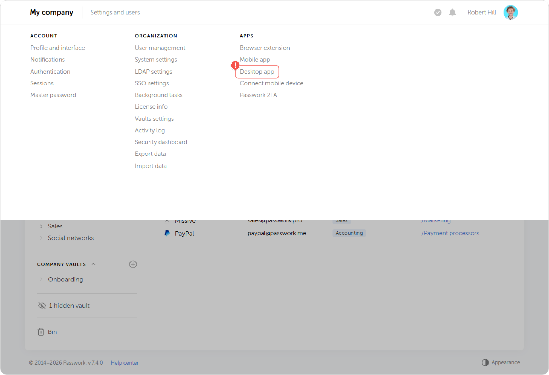 Descargar aplicación de escritorio