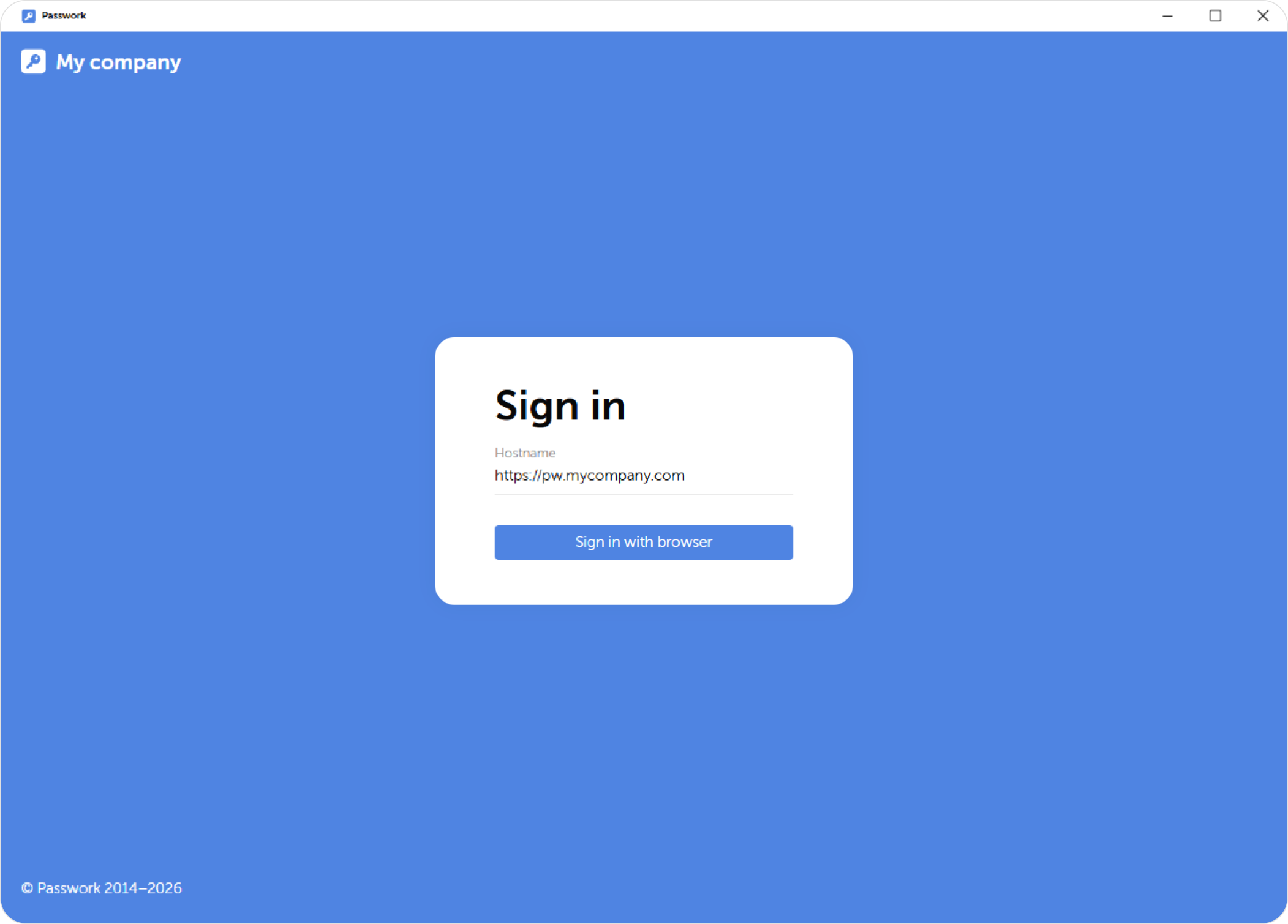 Introducir nombre de host