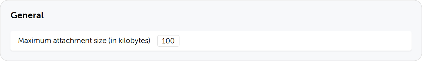 Abschnitt Allgemein der Tresor-Einstellungen